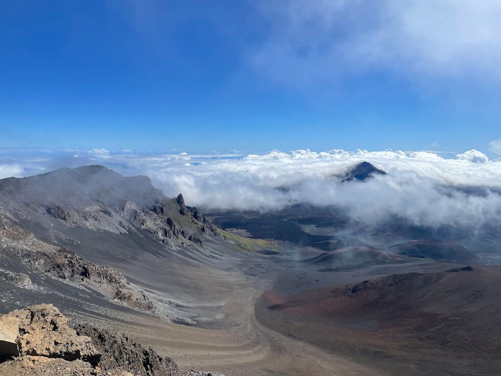 View from the top of Haleakalā